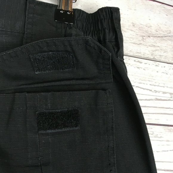 CQR Mens Tactical Cargo Pants 36x30 Black Poly Cotton‎ Blend Pockets EMT Trades - Picture 6 of 9